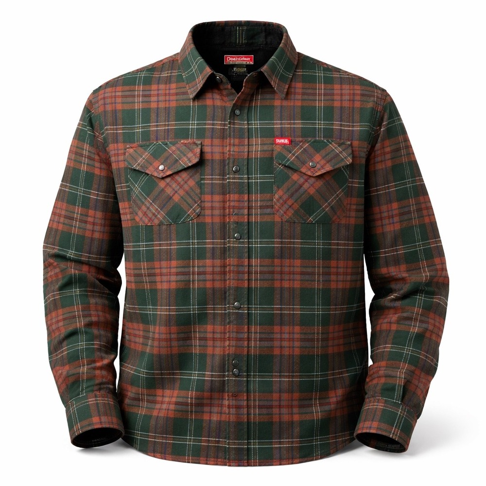 Dixxon Flannel Co Mistletoe Women's Size XL Green Plaid Holiday Shirt Rare